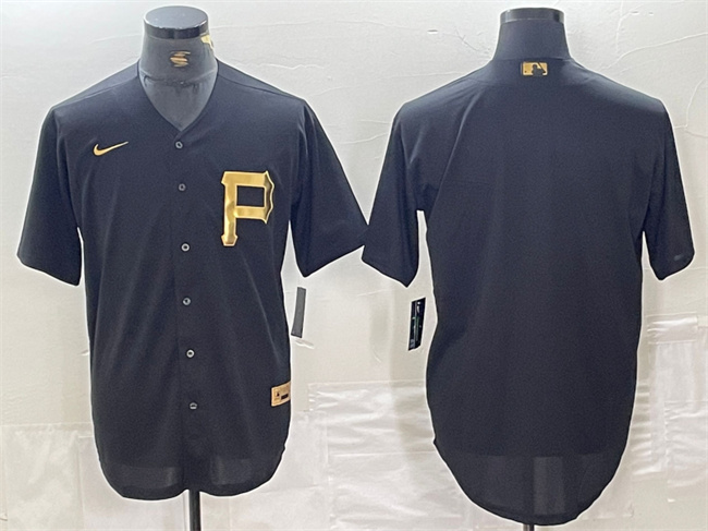 Men's Pittsburgh Pirates Blank Black Cool Base Stitched Baseball Jersey Men's Pittsburgh Pirates Blank Black Cool Base Stitched Baseball Jersey